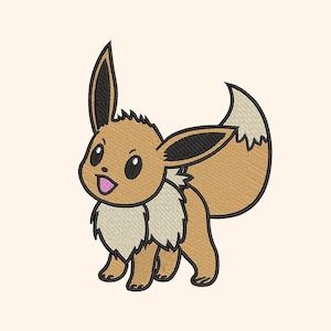 Eevee Digital Embroidery Machine Files. Pokemon. 5 sizes. Instant Download Pokemon Embroidery Pattern, Squirtle Embroidery, Eevee Embroidery Pattern, Pikachu Embroidery Design, Evee Evolution Cross Stitch, New Embroidery Designs, Digital Embroidery, Instant Download, Instant Download Etsy