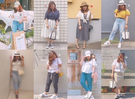 Aestethic big girl Ootd Big Size Casual, Korean Big Size Fashion, Ootd Big Size, Chubby Girl Fashion, Plus Size Korean Fashion, Curvy Fashion Summer, Chubby Style, Big Size Fashion, Outfits Gorditas