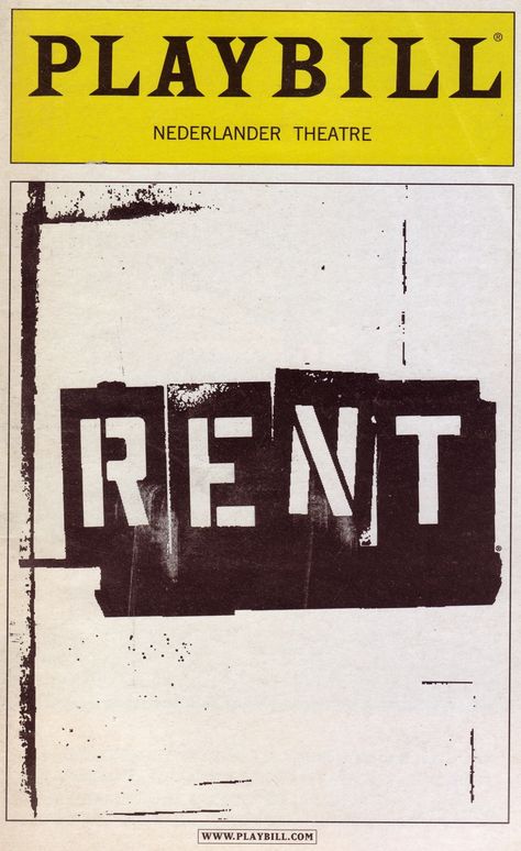 Not like I haven't seen it live 5 times or anything. Rent Musical, Broadway Playbills, Broadway Posters, Broadway Nyc, Neil Patrick, Musical Theatre Broadway, Broadway Plays, Theatre Geek, Live Theater