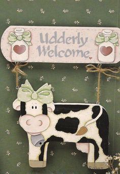 Cow Kitchen Theme, Cow Kitchen Decor, Cow Stuff, Cow Kitchen, Country Cow, Cow Ornaments, Barn Wood Projects, Cow Decor, Country Paintings