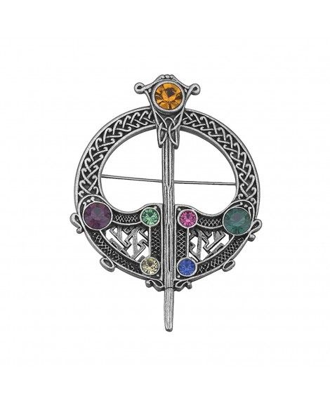 Celtic Brooch Large Rhodium Plated Irish Made Pin - C9114U157DR   #BroochesPins #Brooches #& #Pins Celtic Brooch, Swarovski Crystal Jewelry, Irish Jewelry, Celtic Rings, Irish Gifts, Small Earrings Studs, Celtic Jewelry, Pin Jewelry, Christmas Jewelry