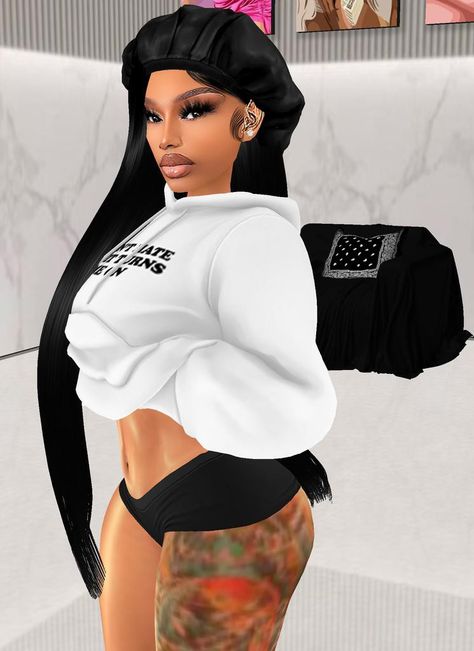 #imvu #baddie #chill Imvu Baddie Avatar, Imvu Characters Baddie, Imvu Baddies Outfits, Imvu Face Ideas, Imvu Outfits Ideas Baddie, Second Life Avatar Baddie, Baddie Pfps, Baddie Pfps Aesthetic, Imvu Characters