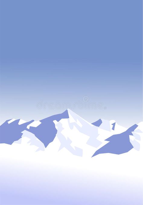 Snowy Mountain Illustration, Snow Graphic Design, Snow Mountain Illustration, Mountain Graphic Design, Mountains Background, Mountain Outline, Cartoon Mountain, Water Bottle Label Design, Background Snow