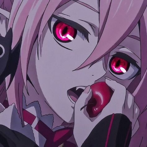 Krul Tepes, Vampire Girls, Wallpaper Animes, Seraph Of The End, Owari No Seraph, Anime Aesthetic, Blue Box, Anime Eyes, Dark Anime