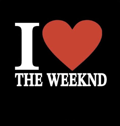 The Weeknd, The Weekend, I Love, Red, Black