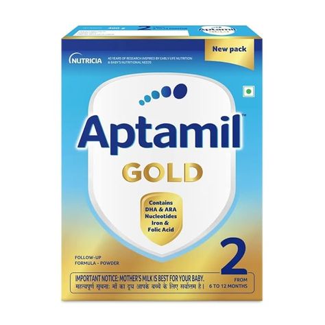 Grab this High on Demand Aptamil Gold Follow Up Infant Formula Milk Powder for Babies Stage 2 ( 6 to 12 months ) - 400gm - BIB Pack Baby Sunscreen, Baby Vision, Formula Milk, Lactation Support, Infant Formula, Feeding Spoon, Baby Stage, Bar Essentials, Baby Massage