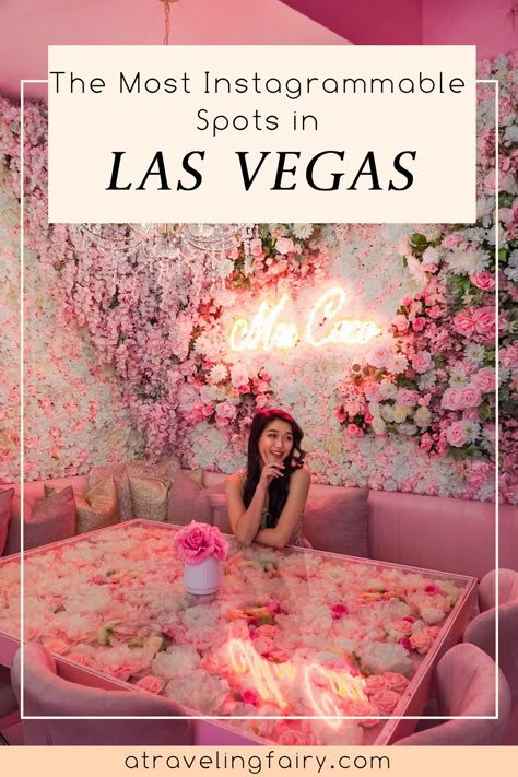 Las Vegas is filled with beautiful photo locations! Ever wondered where to find the best Instagrammable spots in Sin City? Click through to find the 10 most Instagrammable locations in Las Vegas, Nevada! #lasvegas #vegas #photolocations #photospots #instagram Las Vegas Vacation Pictures, Places To Go In Vegas, Pictures To Take In Vegas, Vegas February, Vegas To Do, Las Vegas Places To Visit, Vegas Instagram, Vegas Photo Spots, Vegas Wallpaper