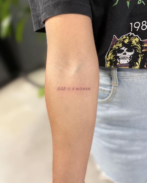 @pawsk’s Instagram photo: “GOD IS A WOMAN for @jasssmcleod” God Is Woman Tattoo, God Is A Woman Tattoo, God Tattoos For Women, Body Modification Piercings, God Is A Woman, God Tattoos, Body Modifications, Piercing Tattoo, Pretty Tattoos