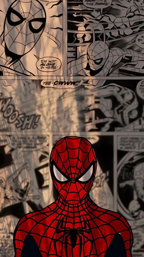 Aesthetic Spider Man Wallpaper, Spiderman Iphone Wallpaper, Spiderman Pp, Spider Man Painting, Spiderman Multiverse, Spiderman Hd, Spiderman Lockscreen, Marvel 4k Wallpaper, Wallpaper Spiderman