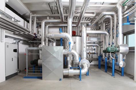 Hvac Ductwork, Air Company, Residential Plumbing, Hvac Company, Boiler Room, Commercial Plumbing, Thermal Comfort, Central Heating System, Plumbing System