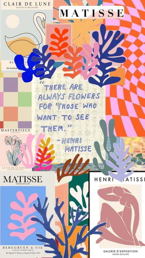 Iphone Wallpaper Lights, Wallpaper Iphone Neon, Collage Background, Collage Artwork, Cute Patterns Wallpaper, Henri Matisse, Learn To Paint, Ipad Wallpaper, Art Background