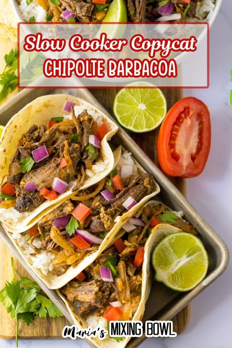 Copycat Chipotle Barbacoa Crock Pot, Slow Cooker Chipotle Beef, Shredded Chipotle Beef Crockpot, Copycat Barbacoa Chipotle, Crockpot Chipotle Shredded Beef, Tender Chuck Roast, Shredded Beef Sandwiches, Slow Cooker Meat, Chipotle Bowl