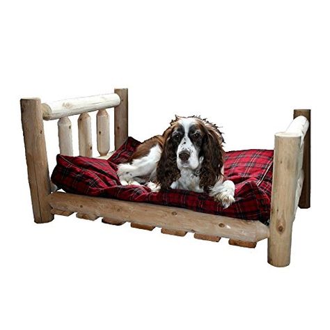 Lakeland Mills Pet Bed Medium: 40 L x 30 W x 20 H (30 Lbs.) 307726-OG-92973-O-415582, Brown * You can get more details by clicking on the image.(It is Amazon affiliate link) #denver Wood Dog Bed, Northern White Cedar, Medium Dog Bed, Crate Mat, Dog Furniture, Large Animals, Medium Dogs, Pet Beds, Dog Care