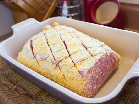 Peameal Bacon Roast, Pork Roast Crock Pot Recipes, Bacon Recipes For Dinner, Peameal Bacon, Cornmeal Recipes, Maple Syrup Glaze, Roast In The Oven, Pot Roast Crock Pot Recipes, Bacon In The Oven