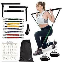 Workout Equipment For Home, Equipment For Home Gym, Pilates Barre Workout, Pilates Band, Exercise Chart, Pilates Bar, Pilates Equipment, Bar Kit, Workout Posters