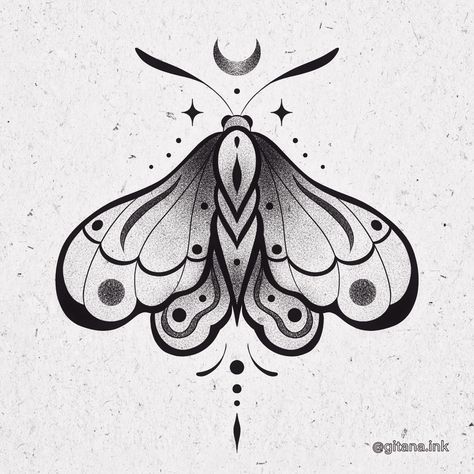 Ornamental Moth Tattoo, Ornamental Tattoo Design Chest, Moth Drawing Tattoo, Flash Tattoo Feminina, Butterfly Tattoos Images, Moth Tattoo Design, Bug Tattoo, Insect Tattoo, Blackout Tattoo