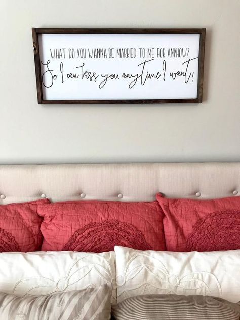 Sweet Home Alabama Movie Quotes, Chalkboard Bedroom, Married Bedroom, Sweet Home Alabama Quotes, Sweet Home Alabama Movie, Espresso Wood Stain, Film Decor, Bedroom Decorating Tips, Reverse Canvas