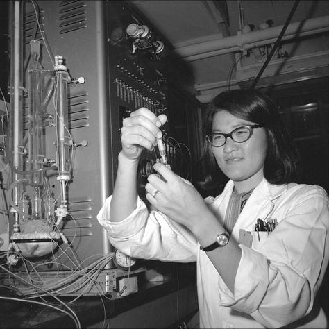 Chemist Audrey Miyamoto Prepares Apollo 11 Sample for Analysis | NASA Nasa Scientist, Nasa Pictures, Apollo 11 Moon Landing, Moon Rocks, Nasa Photos, Facial Recognition Technology, Nasa Images, Apollo 11, Space Images