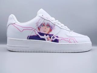 AnimeXSneakers - Etsy Anime Sneakers, Purple Lightning, Diy Sneakers, Style Anime, Anime Decor, Anime Gifts, Low Top Sneakers, Custom Sneakers, Sneaker Collection