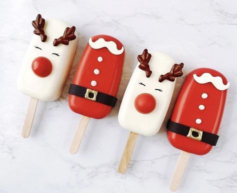 4th July Cake, Cute Holiday Treats, Cake Pops Bouquet, Christmas Cakesicles, Cakes Recipes Easy, Cake Pops Designs, Easy Cake Pops, Christmas Cupcake Cake, Cake Pop Cake