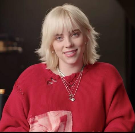 Billie Eilish Short Hair, Billie Eilish Haircut, Billie Eilish Blonde Hair, Billie Eilish Hair, Pink Grey Hair, Blone Hair, 2000s Hair, Mullet Haircut, Hair Inspiration Short