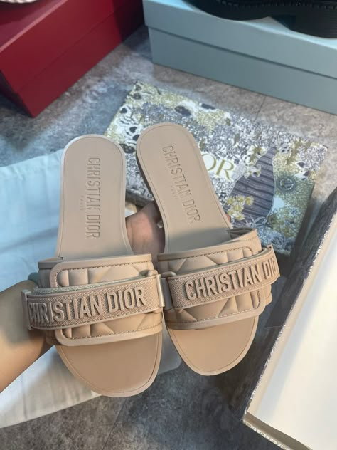 Bridal Sandals Heels, Dior Slides, Classy Sandals, Luxurious Brands, Christian Dior Shoes, Travel Attire, Heel Sneakers, Designer Jackets For Men, Cute High Heels