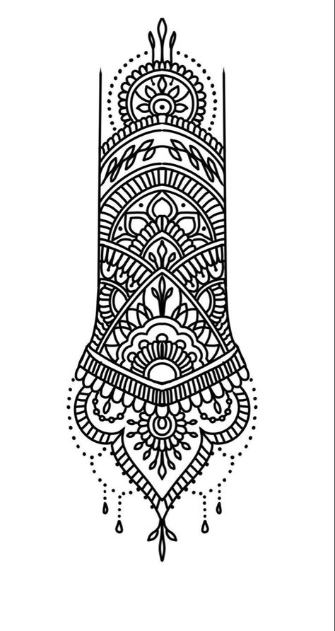 Simple Mandala Tattoo, Mandala Tattoo Men, Tato Mandala, Henna Tattoo Stencils, Wörter Tattoos, Mandala Hand Tattoos, Geometric Mandala Tattoo, Henna Inspired Tattoos, Tato Henna