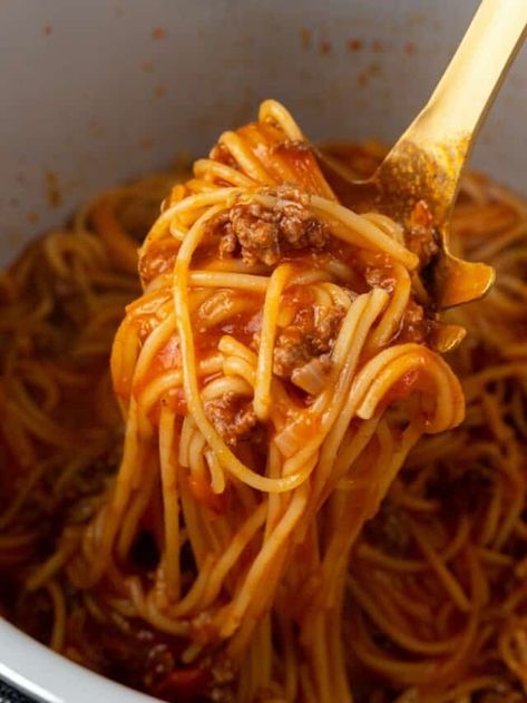 Ninja Foodi Recipes Archives - Everyday Family Cooking Ninja Foodi Spaghetti, Ninja Combi, Ninja Foodi Recipes, Ninja Cooking System, Ninja Cooking System Recipes, Slow Cooker Pasta Recipes, Spaghetti Meat Sauce, How To Make Spaghetti, Yummy Pasta Recipes