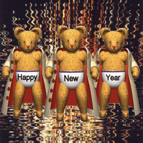 Happy New Year Funny New Year Message GIF - Happy New Year Funny New Year Message Naughty Teddy Bears - Discover & Share GIFs New Year Wishes Gif, Happy New Year Wishes Gif, Funny New Year Messages, New Year Wishes Funny, Happy New Year Funny, Happy Holidays Wishes, Happy New Year Fireworks, Happy New Year Gif, Happy New Year Wallpaper