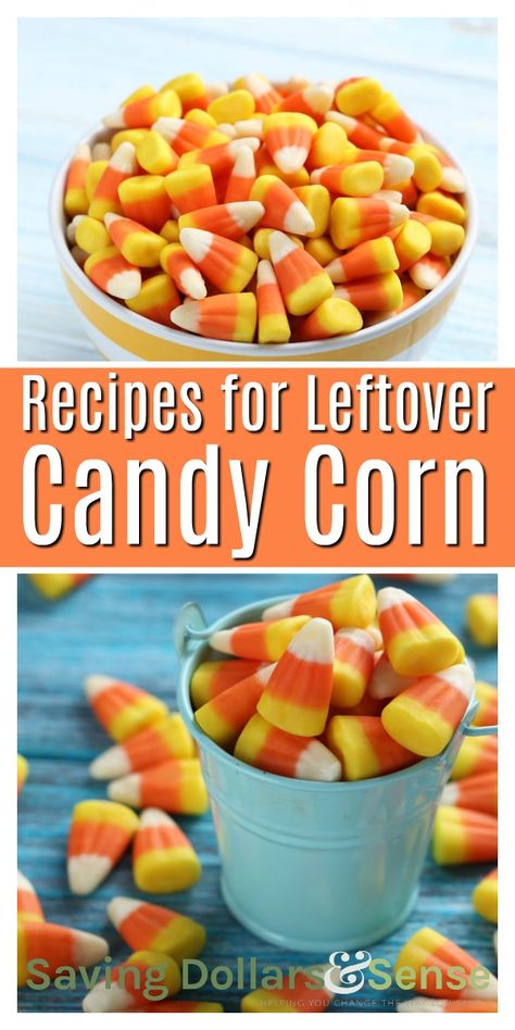 Recipes for Leftover Candy Corn | How to Use candy corn to make new treats you'll love #desserts #candy #candycorn #recipes #Halloween #fall #holidays What To Do With Candy Corn, Candy Corn Food Ideas, Leftover Candy Corn, Candy Corn Snack Ideas, Recipes Using Candy Corn, Recipes With Candy Corn, Candy Corn Recipe Desserts, Candy Corn Ideas, Candy Corn Recipes