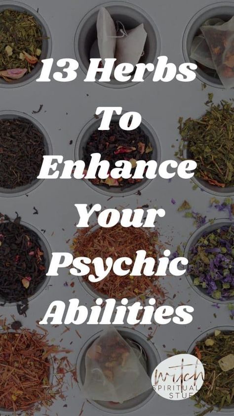 13 Herbs To Enhance Your Psychic Abilities Lemongrass Drink, Divination Witchcraft, Divination Spells, Psychic Dreams, Roasted Dandelion Root, Witch Herbs, Psychic Ability, Types Of Magic, Spiritual Work