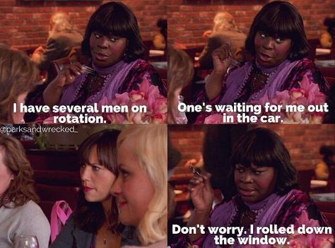 Donna Meagle . Parks And Recreation Donna Meagle, Auntie Era, Rich Auntie, Parks And Rec, Language Quotes, My Kind Of Love, Parks N Rec, Badass Women, Second Language