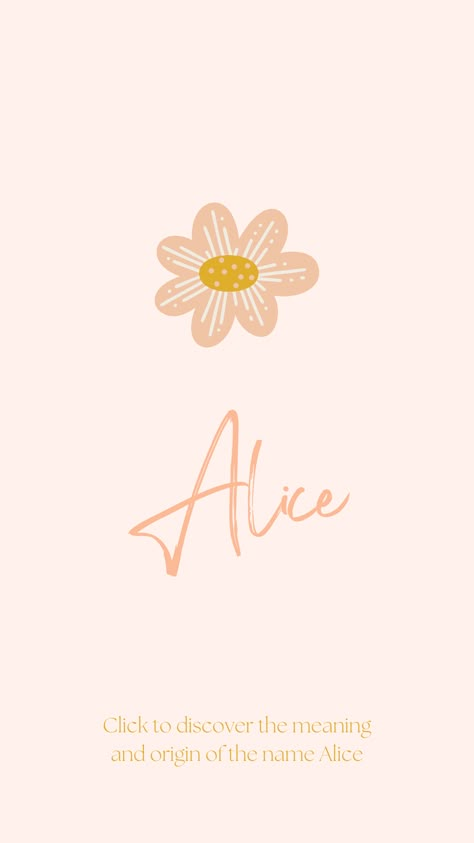 Discover the meaning and origin of the name Alice. Alexia Name Meaning, Alice Name Aesthetic, Alice Name Meaning, Anais Name Meaning, Aurora Meaning, Aurora Name, Alice Name, Alaia Name Meaning, Latin Girl Names