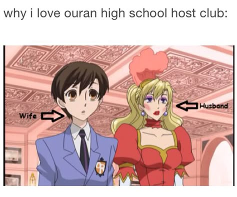 Ouran High School Host Club Funny, Host Club Anime, Ouran Highschool, Ouran Host Club, Memes Lol, Ouran High School Host Club, High School Host Club, School Clubs, Get Back To Work