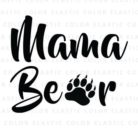 Text Mama, Mama Bear Svg, Mamma Bear, Bear Svg, Bear Clipart, Bear Tattoo, Acrylic Keychains, Happy Mom, Cricut Creations