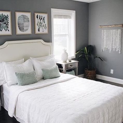 Serious Gray SW 6256 - Neutral Paint Color - Sherwin-Williams Gray Color Bedroom, Bedroom Paint Colors Sherwin Williams, Gray Sherwin Williams, Girls Bedroom Grey, Color Bedroom, Bedroom Painting, Bedroom Colour Palette, Neutral Paint Color, Future Room