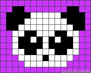 Panda Perler Bead Patterns, Panda Perler Beads, Perler Beads Ideas, Panda Head, Modele Pixel Art, Easy Perler Bead Patterns, Panda Pattern, Panda Panda, Perler Bead Templates