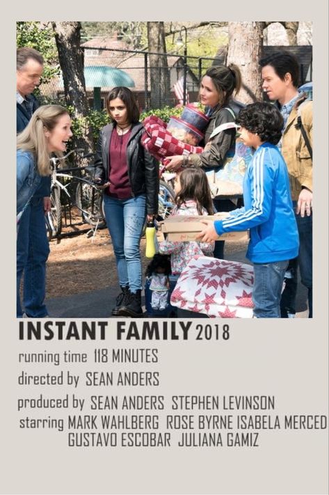 Instant Family Movie Poster, Instant Family Movie, Summer Movies List, Isabella Merced, Dr Visuals, Family Movie Poster, Polaroid Movie Poster, Instant Family, Tv Posters