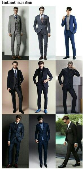 Men trouser length Men Suits Prom, Men Suits Blue, Suits Men Slim, Terno Slim, Modern Suits, Lookbook Inspiration, Herren Style, Suit Ideas, Fashion Suits For Men