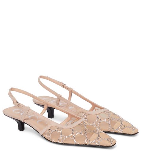 One of my favourite designer pieces #mytheresa Gucci Slingback, Dresses Sneakers, Starry Wedding, Winter Neutrals, Denim Pumps, Event Shoes, Gucci Pumps, Chanel Watch, Bridal Styling