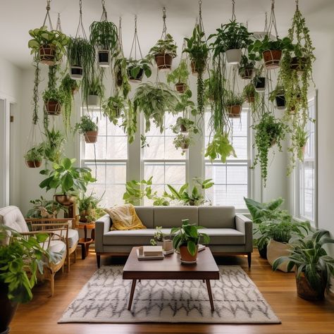 11 Creative Ways to Showcase Houseplants in Your Home Decor Mexican Home Decor Modern, Hanging Indoor Plants, Decorative Plants, Plant Window, Living Room Plants, Mexican Home Decor, Mexican Home, Tropical Escape, Home Decor Modern