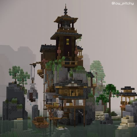 Minecraft Outpost, Modern House Ideas, Modern Minecraft Houses, Minecraft Steampunk, The Outpost, Minecraft Mansion, Minecraft Structures, Minecraft Interior Design, Minecraft House Plans