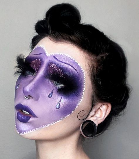 Drag Make-up, Face Art Makeup, Halloween Makeup Inspiration, Valentines Makeup, Edgy Makeup, Creative Eye Makeup, Crazy Makeup, Creative Makeup Looks, Sfx Makeup