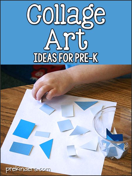 Preschool Collage Ideas, Shape Collage Preschool, Monochromatic Collage Art, Preschool Collage Art, Collage Activities For Preschoolers, Seed Collage, Ideas For Collage, Collage Activities, Collage Art Ideas