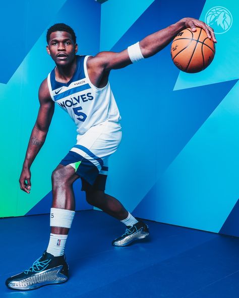 Minnesota Timberwolves | the face of the league. szn five. | Instagram Ant Edwards, Nba Media Day, Basketball Pictures Poses, Basketball Photography, Anthony Edwards, Media Day, Minnesota Timberwolves, Basketball Pictures, Pictures Poses