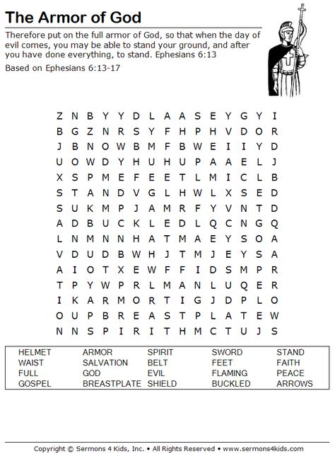 armour of god crafts | The Armor of God - Word Search Puzzle Feed My Sheep Lds, Armour Of God Crafts, Sheep Coloring Page, God Crafts, Armour Of God, Feed My Sheep, The Armor Of God, Childrens Sermons, Sabbath School