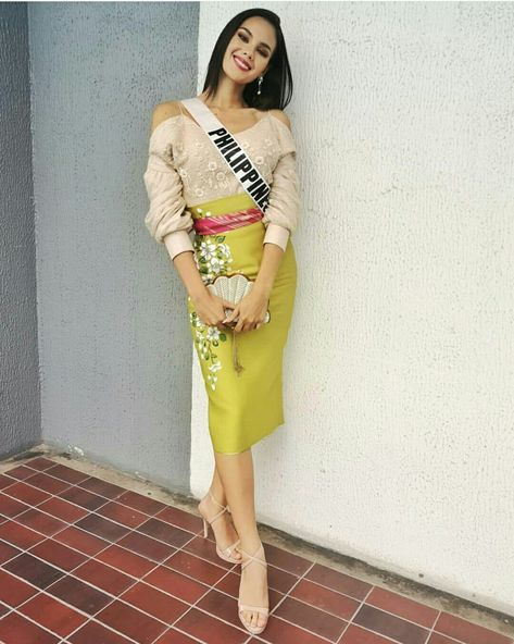 Catriona Gray Miss Universe, Catriona Gray, Modern Filipiniana Dress, Filipino Clothing, Cat Grey, Philippines Fashion, Filipino Fashion, Modern Filipiniana, Filipiniana Dress