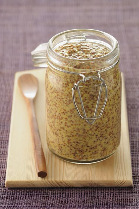 Beer Mustard, Homemade Mustard, Mustard Recipe, Homemade Condiments, Condiment Recipes, Ground Mustard, Honey Mustard, Spice Mixes, Canning Recipes