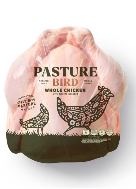 Whole Chicken Packaging, Organic Eggs Packaging, Chicken Packaging Design, Chicken Packaging, Pastured Poultry, Meat Packaging, Chicken Brands, Modern Farming, Fair Trade Chocolate