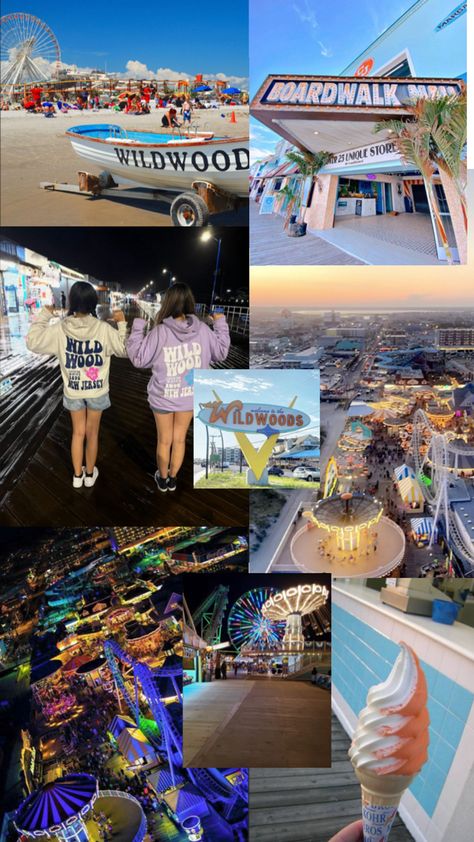 Wildwood Boardwalk, Wildwood Beach, Wildwood Nj, Fun Party Games, Jersey Shore, Summer Pictures, Beach Vibe, Myrtle Beach, Summer Aesthetic